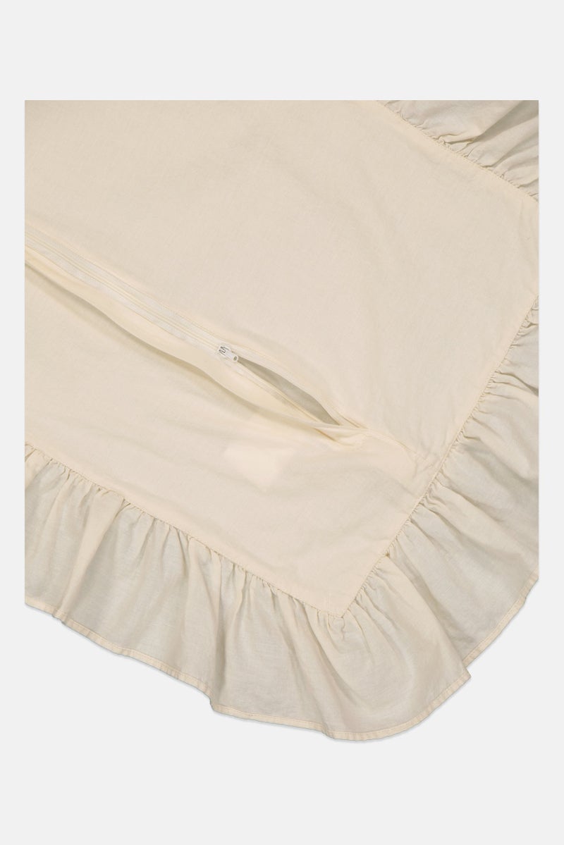 Hoff Plain Cushion Cover 48 x 31 cm, Ivory - Image 3